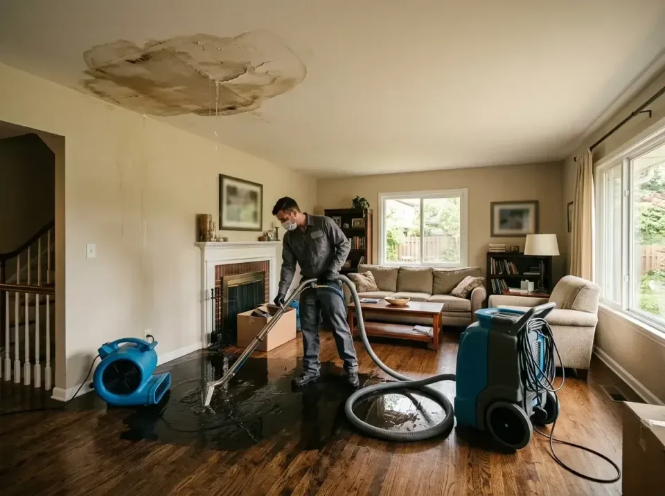 attic-pipe-burst-ceiling-drip-008 — frequently asked questions, Water Damage Restoration & Carpet Care in Girard, PA